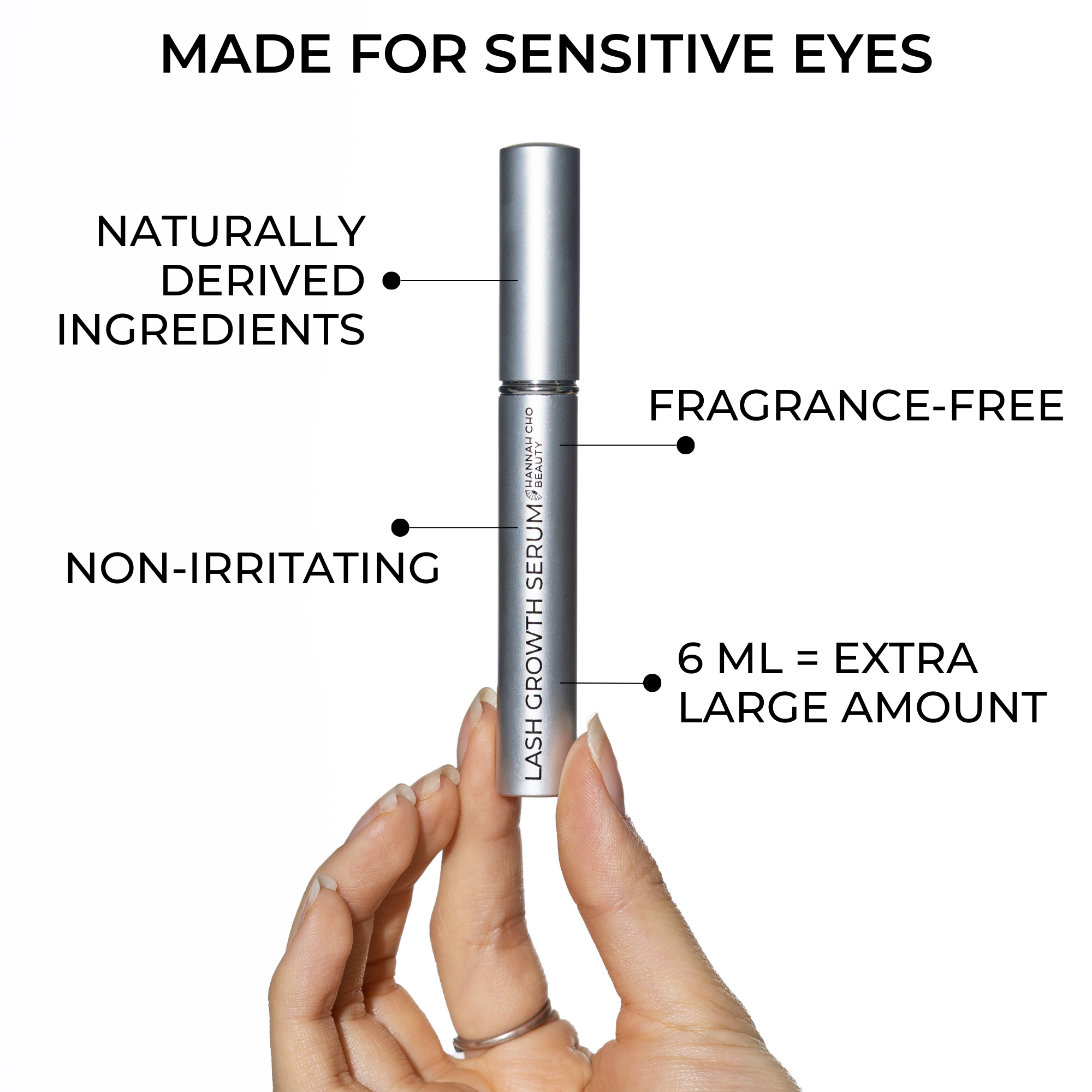 LASH GROWTH SERUM • PROSTAGLANDIN-FREE – hannahchobeauty