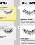 MEDIUM HYBRID LASHES 6 PACK