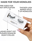MEDIUM HYBRID MONOLID LASHES