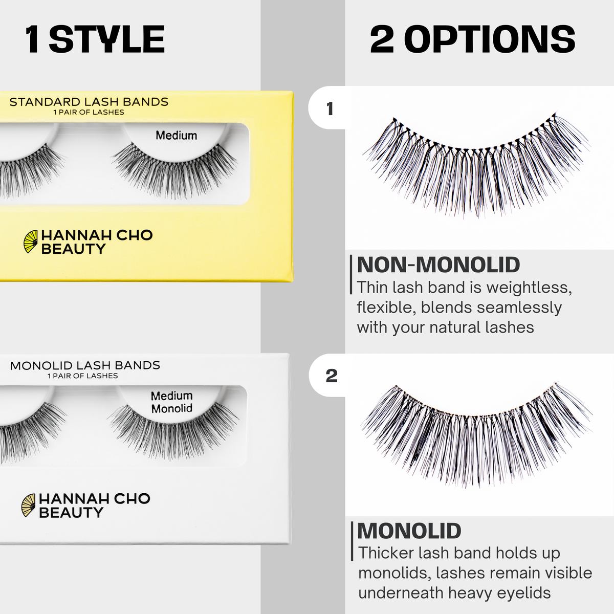 Middle Lashes MEDIUM LASHES – hannahchobeauty