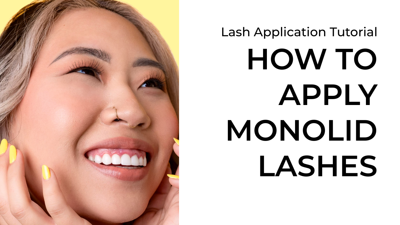 How to Apply Monolid Lashes